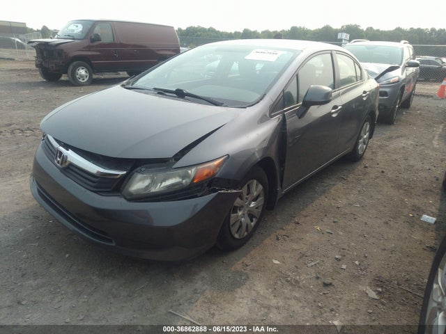 2012 HONDA CIVIC SDN LX VIN: 19XFB2F59CE339385