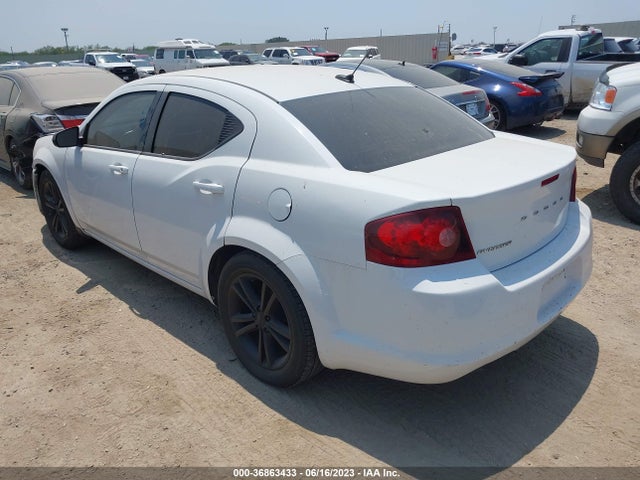2013 DODGE AVENGER SE VIN: 1C3CDZAB4DN551244
