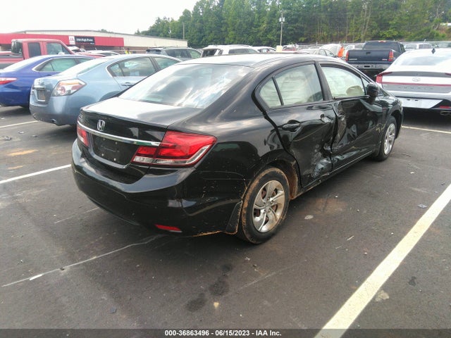 Honda Civic Sedan Lx 2015 2HGFB2F53FH558966 Image 4