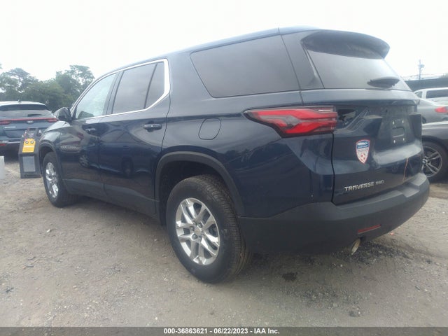 Chevrolet Traverse Ls 2022 1GNEVFKW7NJ119538 Image 3