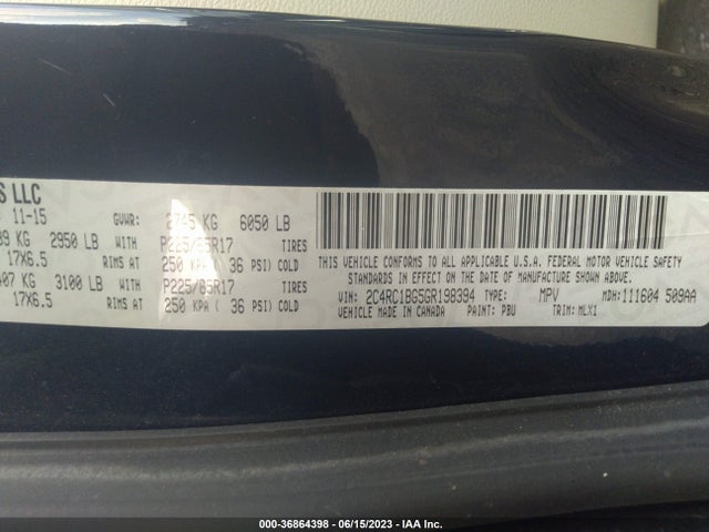 2C4RC1BG5GR198394 Chrysler Town & Country Touring