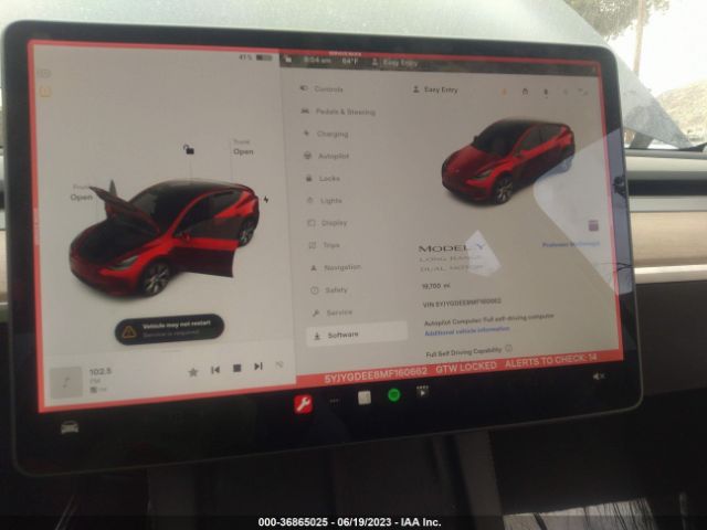 5YJYGDEE8MF160662 Tesla Model Y Long Range
