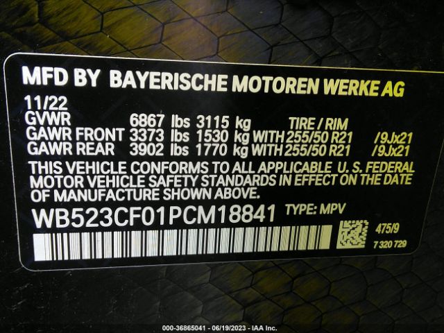 WB523CF01PCM18841 BMW Ix Xdrive50