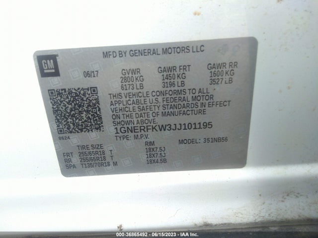 Chevrolet Traverse Ls 2018 1GNERFKW3JJ101195 Image 15