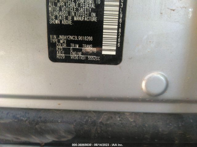 JN8AY2NC3L9618266 Nissan ARMADA SV