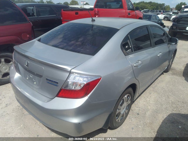 2012 HONDA CIVIC HYBRID VIN: JHMFB4F20CS005565