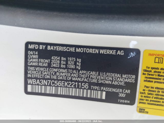 WBA3N7C56EK221156 BMW 4 Series 428i