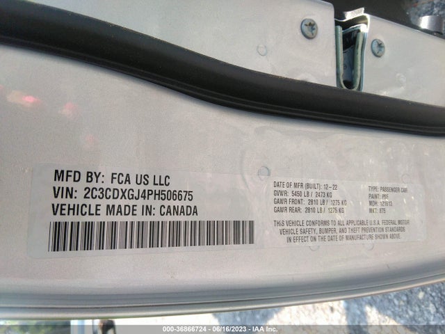 Dodge Charger Scat Pack 2023 2C3CDXGJ4PH506675 Image 9