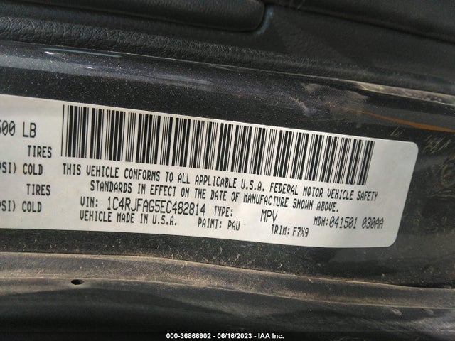 1C4RJFAG5EC482814 Jeep Grand Cherokee Laredo