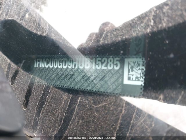 1FMCU0GD9HUB15285 Ford ESCAPE SE