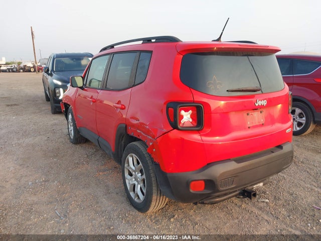 2016 JEEP RENEGADE LATITUDE VIN: ZACCJABT3GPE27958