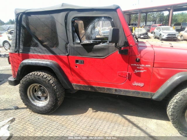 2001 JEEP WRANGLER SPORT VIN: 1J4FA49SX1P355506