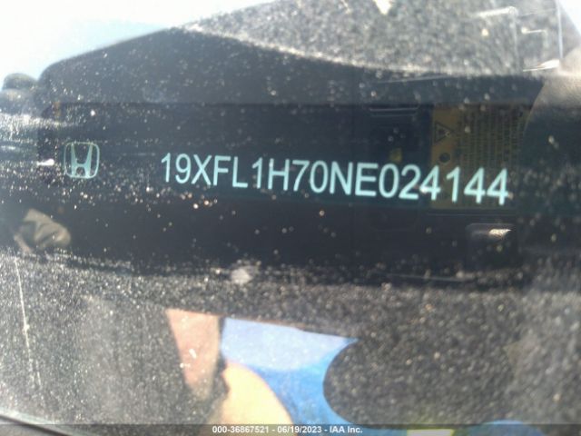 2022 HONDA CIVIC HATCHBACK 19XFL1H70NE024144 Photo 8