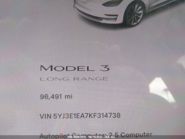 Tesla Model 3 Range 2019 5YJ3E1EA7KF314738 Image 14