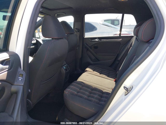 2012 VOLKSWAGEN GTI W/SUNROOF & NAVI VIN: WVWHV7AJ5CW266877