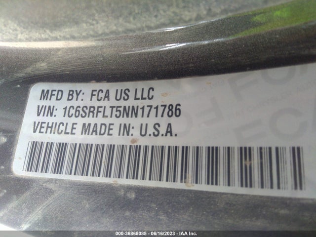 1C6SRFLT5NN171786 RAM 1500
