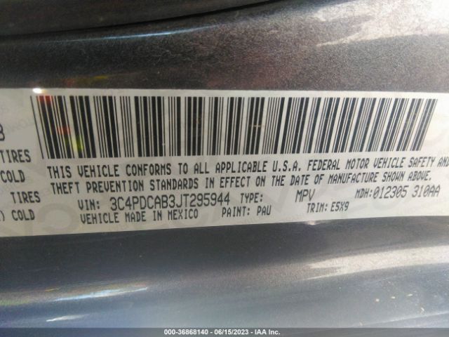 3C4PDCAB3JT295944 Dodge JOURNEY SE