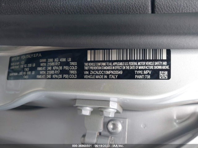 ZACNJDC10MPN35549 Jeep Renegade Trailhawk