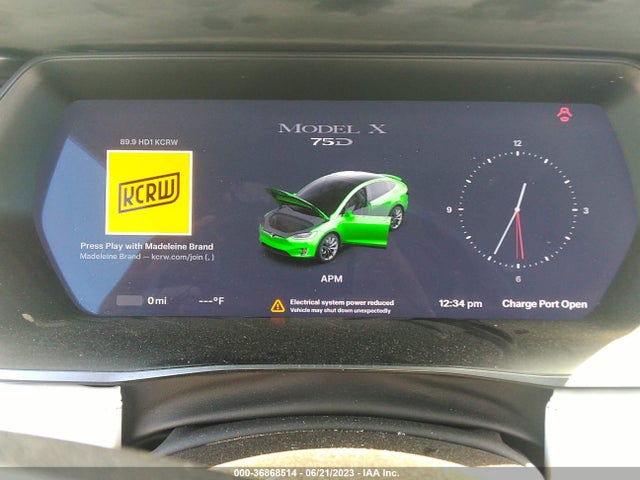 Tesla Model X 75d/100d/p100d 2018 5YJXCBE2XJF121567 Image 8