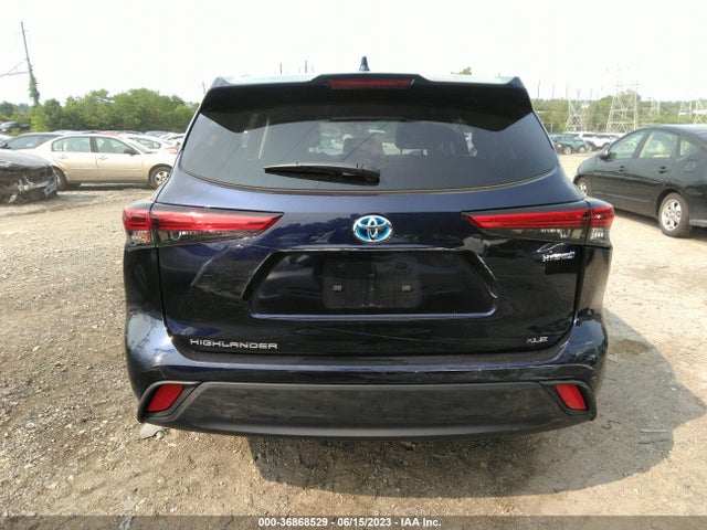 Toyota HIGHLANDER HYBRID 2022 5TDGBRCH0NS546641 Image 9