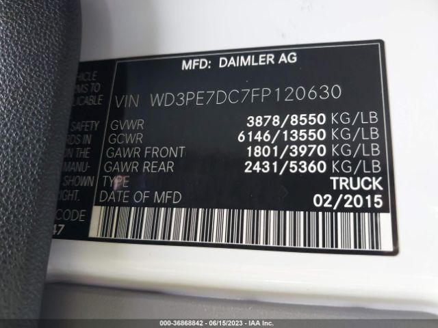 WD3PE7DC7FP120630 Mercedes-Benz SPRINTER CARGO VANS