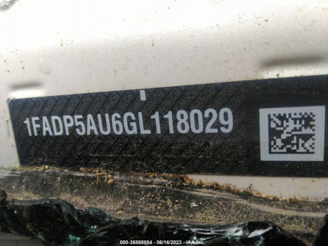 1FADP5AU6GL118029 Ford C-max Hybrid Se