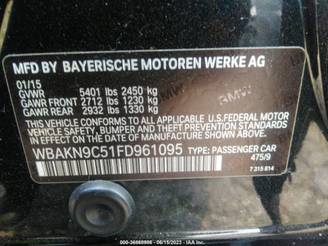 WBAKN9C51FD961095 BMW 5 Series 550i