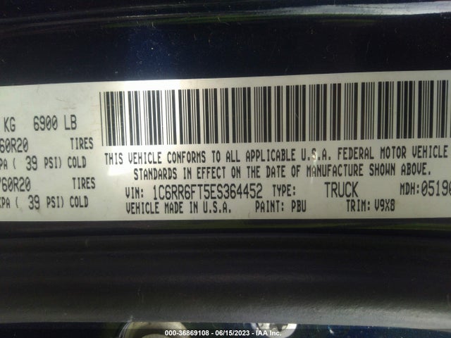 1C6RR6FT5ES364452 RAM 1500 Express