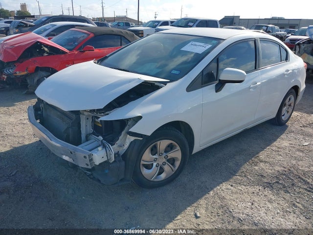 Honda Civic Sedan Lx 2015 2HGFB2F55FH558452 Image 2