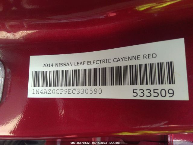 1N4AZ0CP9EC330590 Nissan LEAF S