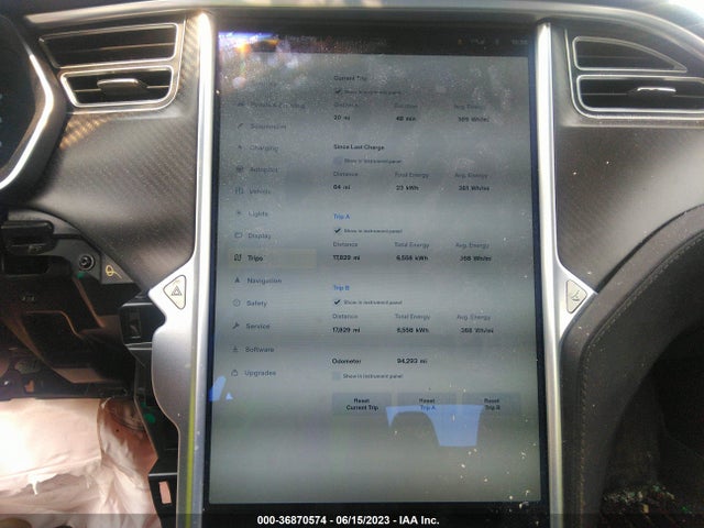 2015 TESLA MODEL S 85D/P85D/90D/P90D VIN: 5YJSA1E43FF109635