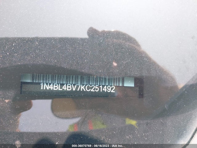 Nissan Altima 2.5 S 2019 1N4BL4BV7KC251492 Image 9