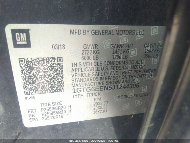 1GTG6EEN5J1244396 GMC Canyon 4wd Denali