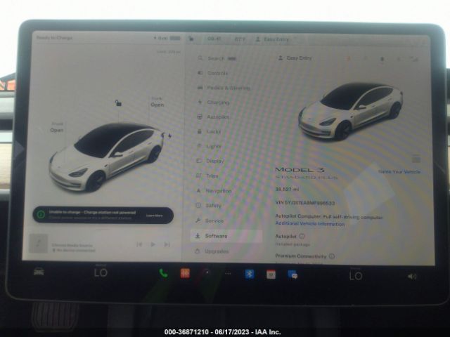 5YJ3E1EA8MF996533 Tesla Model 3 Standard Range Plus