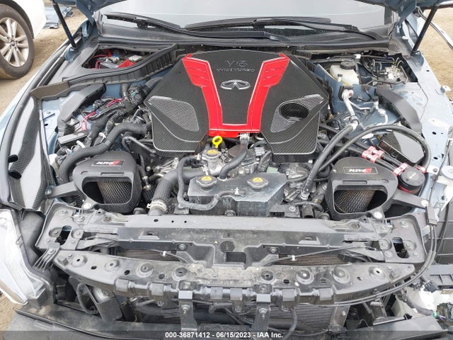 JN1FV7LL6MM560780 Infiniti Q60 Red Sport 400