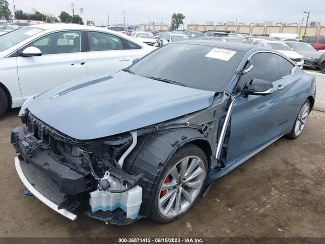JN1FV7LL6MM560780 Infiniti Q60 Red Sport 400