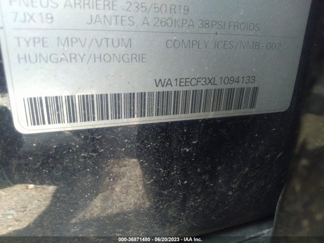 WA1EECF3XL1094133 Audi Q3 S Line Premium Plus