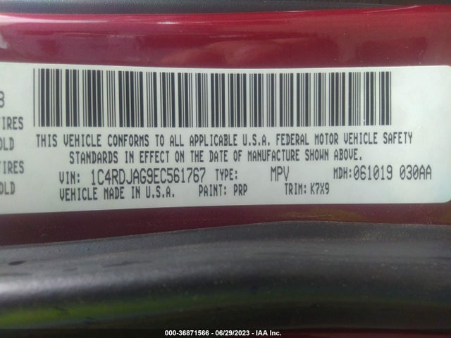 Dodge Durango Sxt 2014 1C4RDJAG9EC561767 Image 15