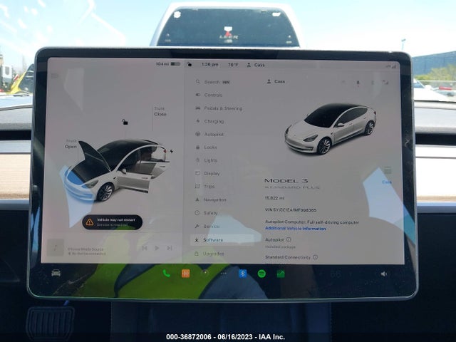 Tesla Model 3 Standard Range Plus 2021 5YJ3E1EA1MF998365 Image 17