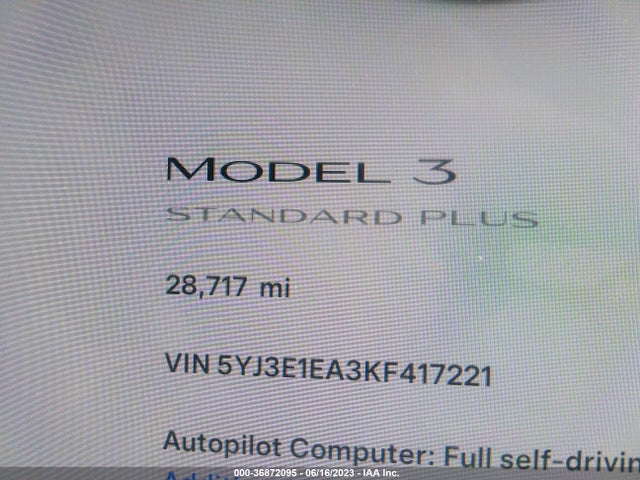 Tesla Model 3 Range 2019 5YJ3E1EA3KF417221 Image 5