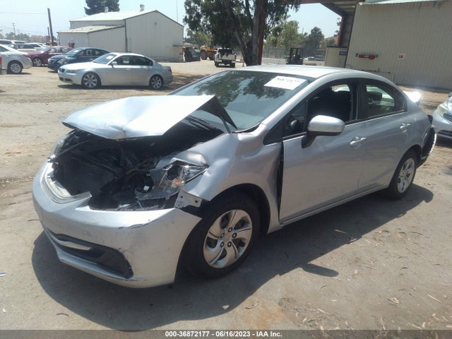 Honda Civic Sedan Lx 2015 2HGFB2F50FH538075 Image 2
