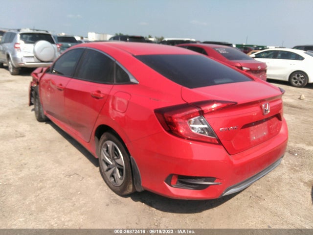 Honda Civic Sedan Lx 2019 2HGFC2F62KH563060 Image 3