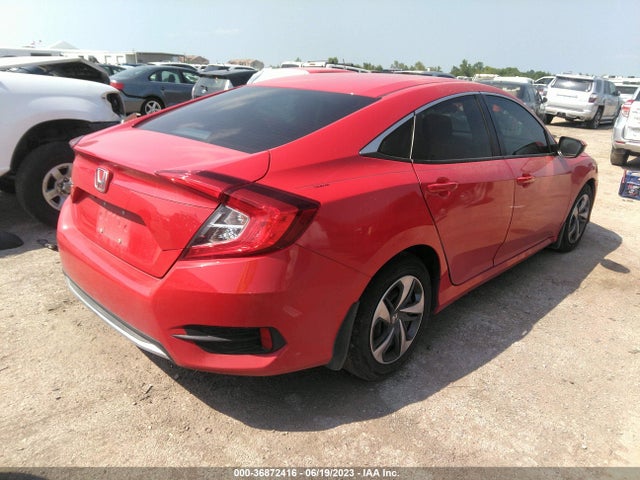 Honda Civic Sedan Lx 2019 2HGFC2F62KH563060 Image 4