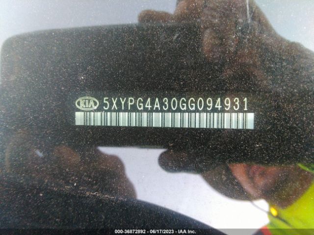 5XYPG4A30GG094931 KIA SORENTO L