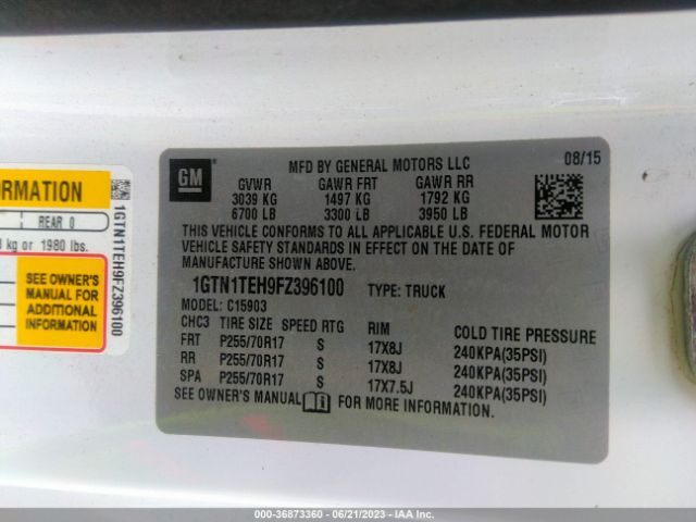 1GTN1TEH9FZ396100 GMC SIERRA 1500