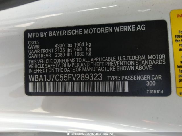WBA1J7C55FV289323 BMW 2 Series M235i