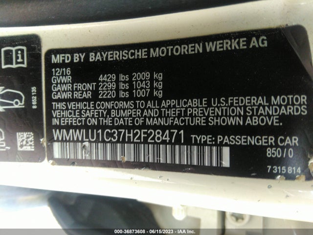 2017 Mini Clubman, VIN: WMWLU1C37H2F28471
