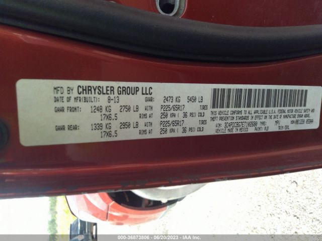 3C4PDCBG7ET102680 Dodge Journey Sxt