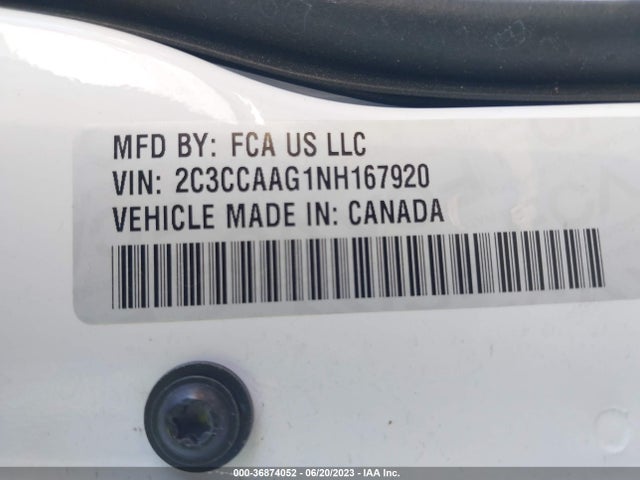 Chrysler 300 Touring 2022 2C3CCAAG1NH167920 Image 9