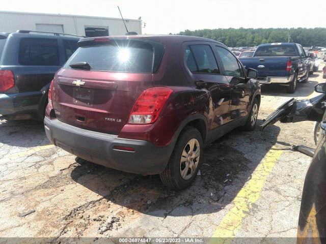 Chevrolet TRAX LS 2016 3GNCJKSB5GL154390 Image 4